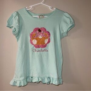 Charlotte Pumpkin Ruffle Shirt